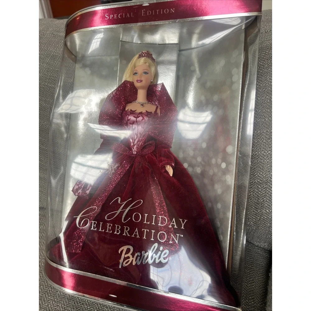 NIB Barbie 2002 Holiday Celebration Doll Special Edition Mattel 56209